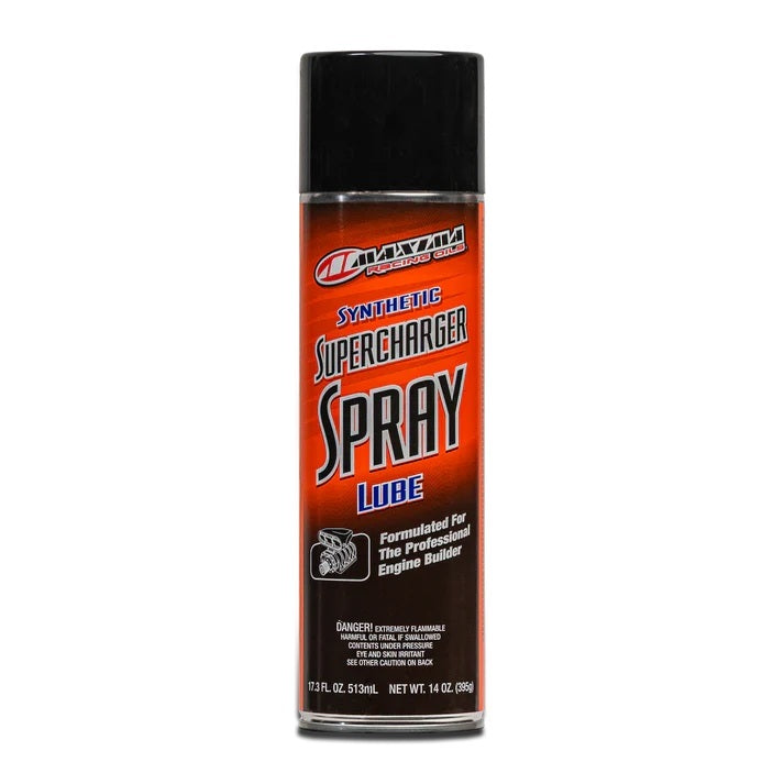 Lubrifiant en aérosol pour compresseur volumétrique synthétique, carton de 12 x 414 ml.