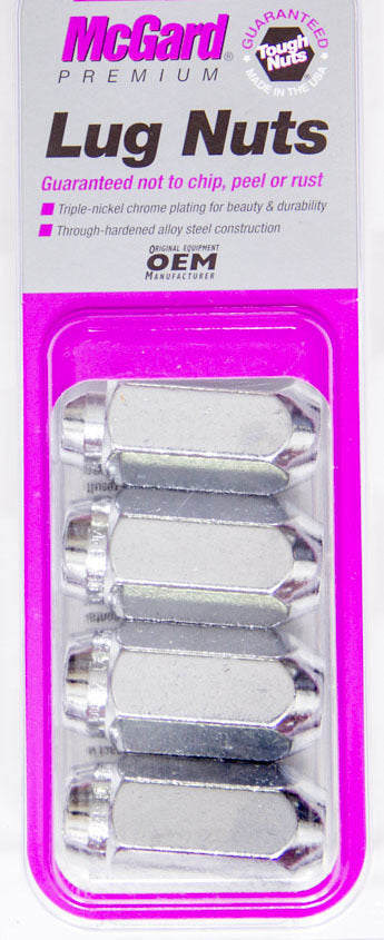 ÉCROU DE ROUE 14 MM X 2,00 DUPLEX, ASSISE CONIQUE (4)