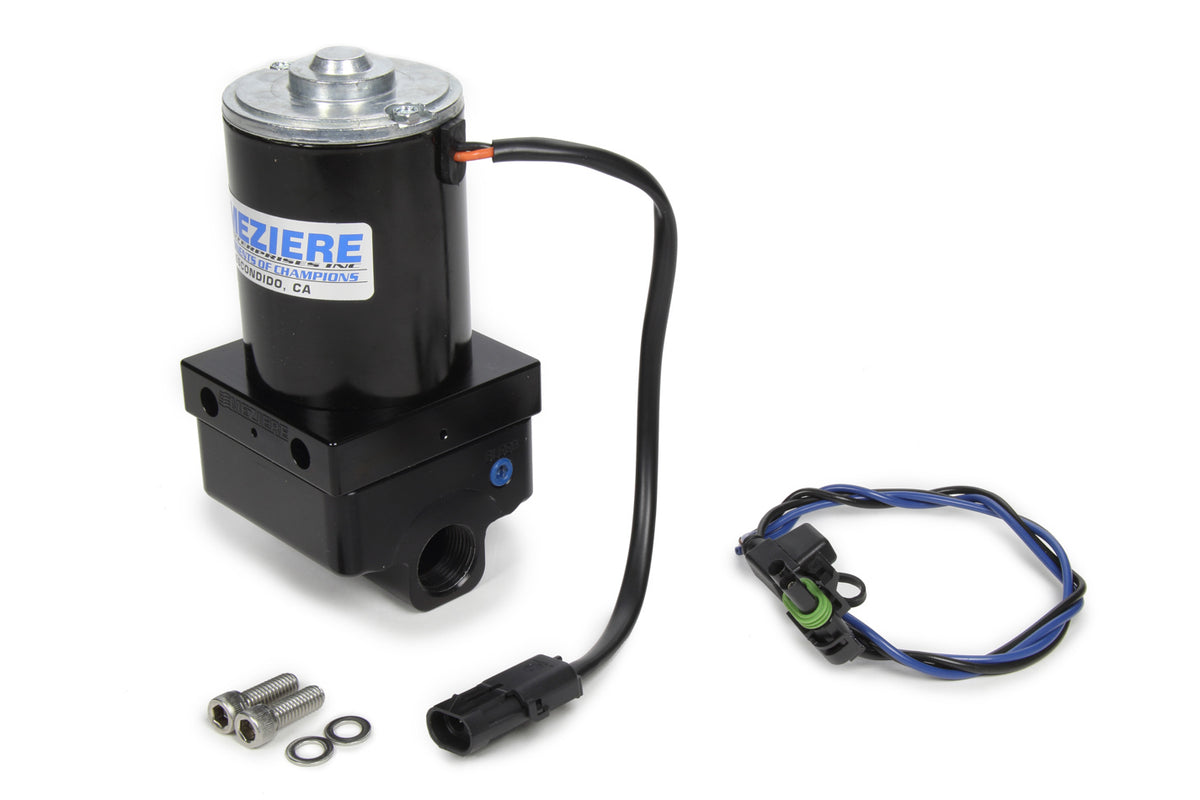 Pompe à eau électrique en ligne - avec raccords 3/4 NPT - Noir