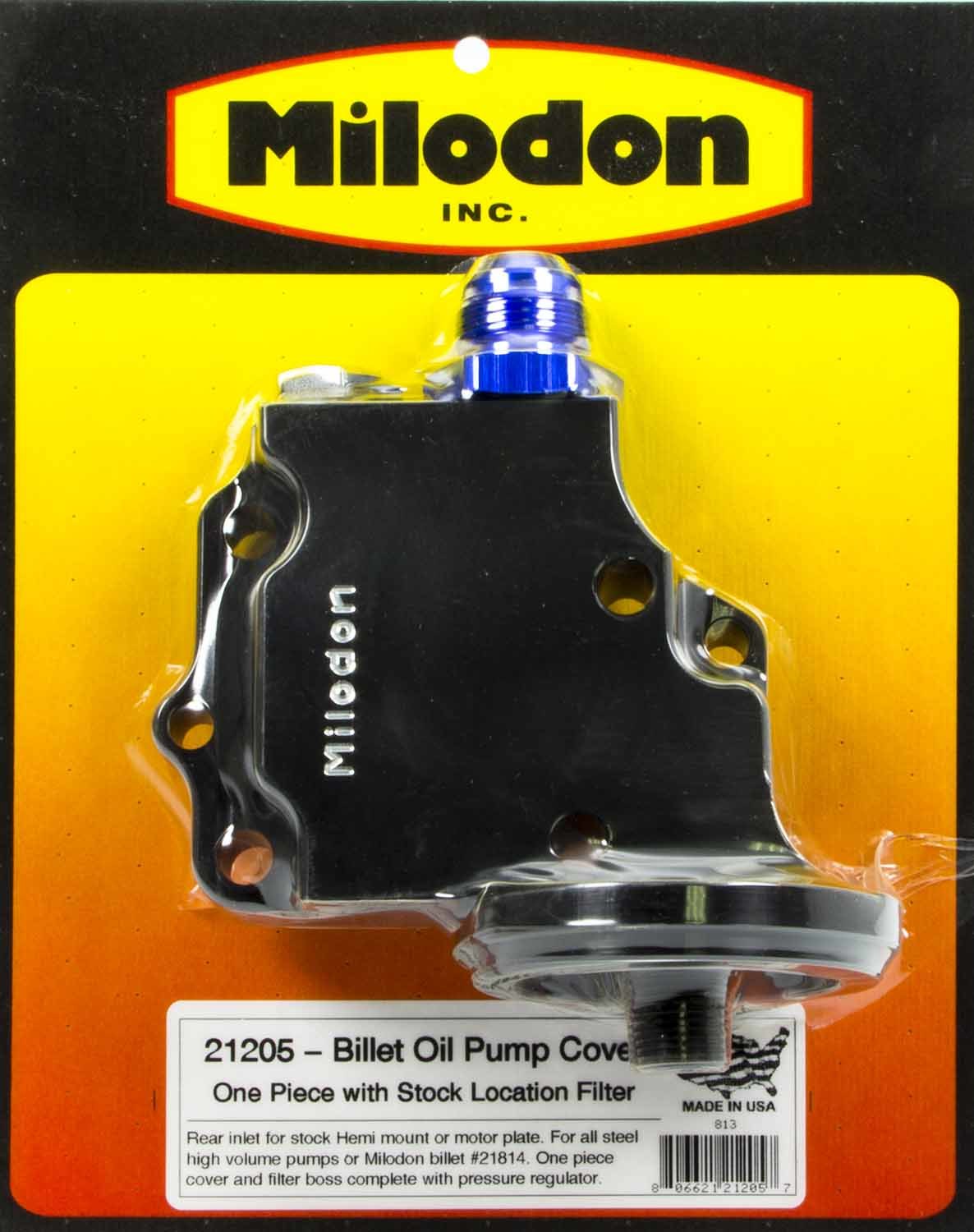 Couvercle de pompe à huile et bossage de filtre Billet - Hemi
