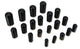 Kit de bouchons de tuyau de dépression noirs