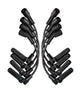 Jeu de fils de bougies Ultra Plug GM LS 11.0 long, noir