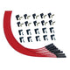 Jeu de fils Ultra Plug universel V8 rouge