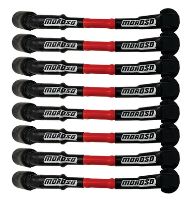Jeu de fils de bougies Ultra Plug GM LS 9,75 po long rouge