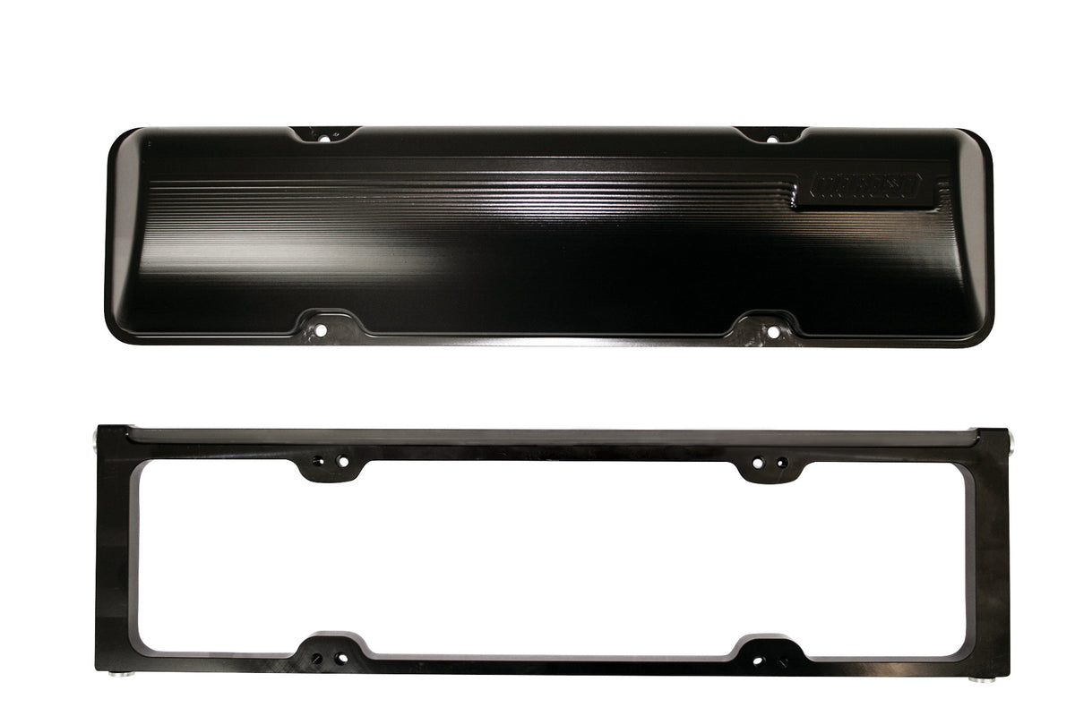 Kit de couvre-culasses en aluminium usiné CNC 2 pièces pour moteur SBC