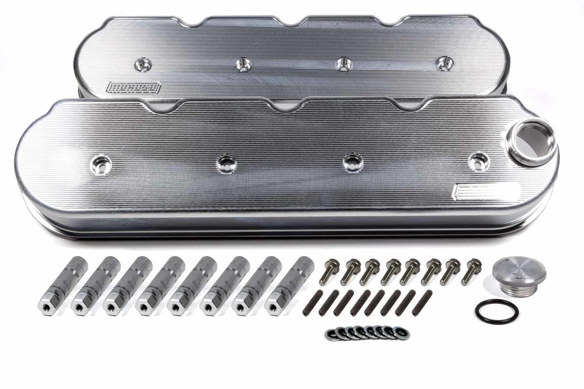 Cache-soupapes GM LS en billette d'aluminium, hauteur 2,5 po