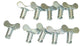 Attache rapide ailée 5/16 x .500 acier