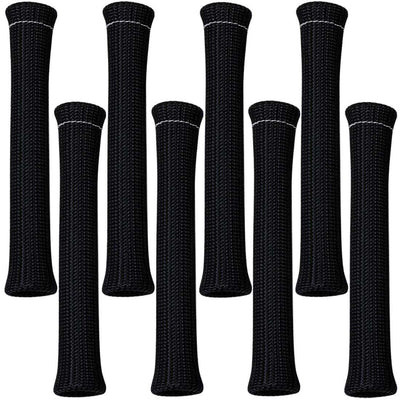 Protecteurs de bottes de bougies d'allumage haute température noires - Paquet de 8