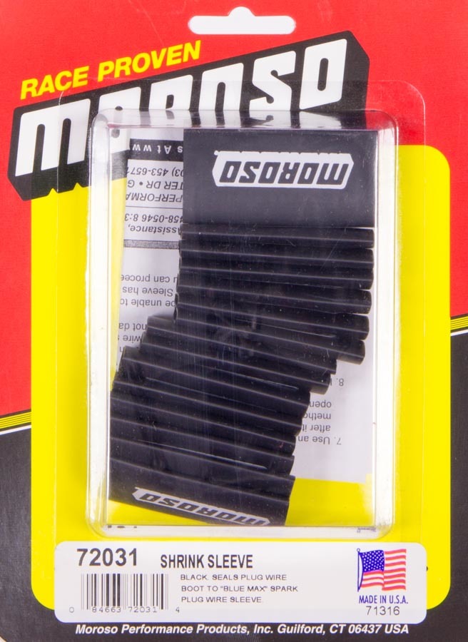 Manchon thermorétractable noir 18 pièces