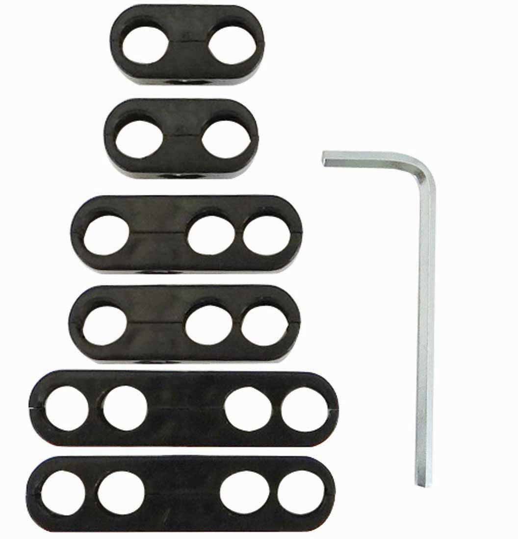 Kit de séparation de fils, conception en deux parties, noir