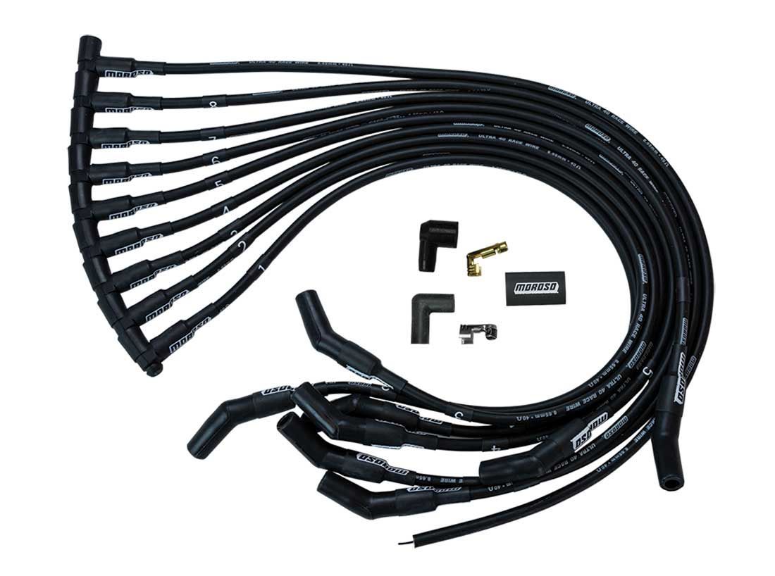 Ultra 40 Plug Wire Set SBF 351W  HEI  Black