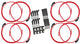 Jeu de fils de bougies Ultra 350 - Rouge LS