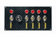 Panneau de commutation de conception de fibre optique - Noir/Noir
