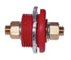 Borne de batterie traversante - Rouge