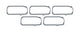 SBC 1-Piece Oil Pan Gaskets 86-Up (5pk)