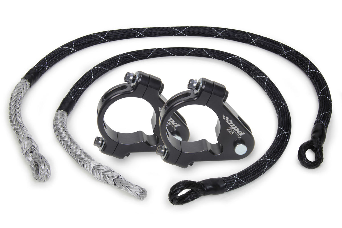 Paire de sangles d'essieu avec colliers de serrage de 2,25 po