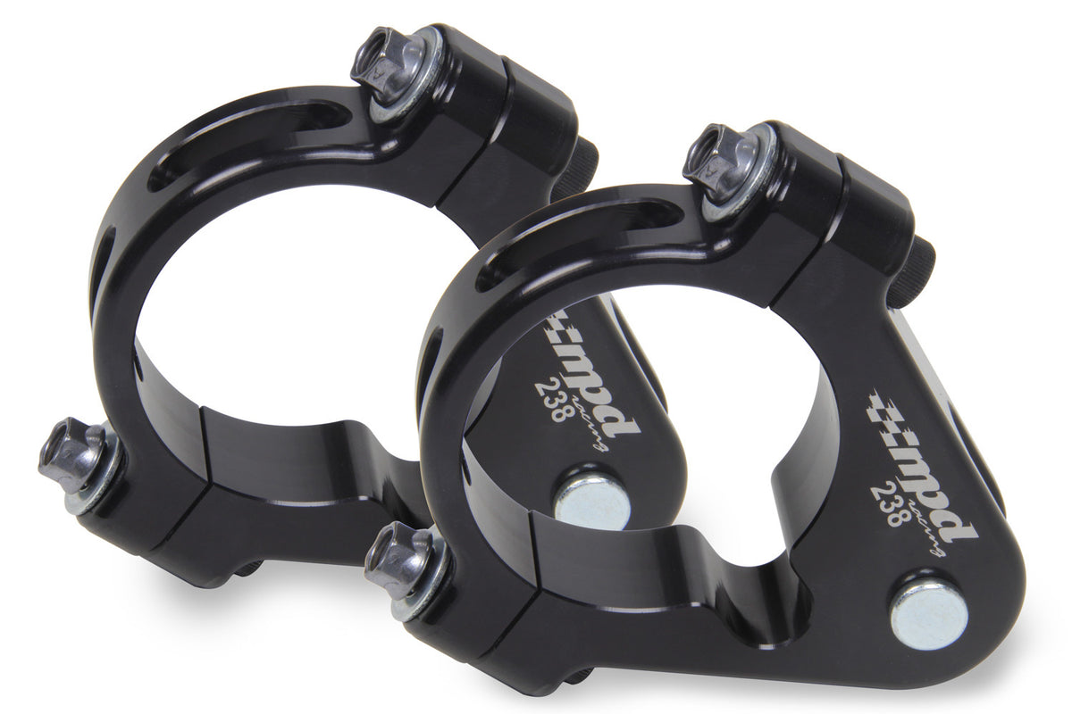 Paire de colliers d'essieu 2,38 pouces avec accessoires