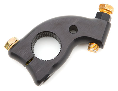 Butée de torsion aluminium 1-3/4 fendue noire