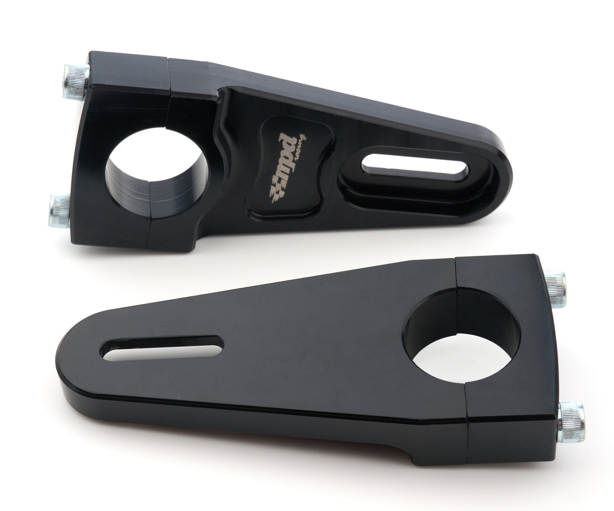 Supports de réservoir de carburant larges noirs HD - Paire