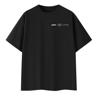 T-Shirt Sprint Car Back Graphic Black Small