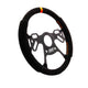 Volant Drag 13 pouces en daim avec trous de commutateur