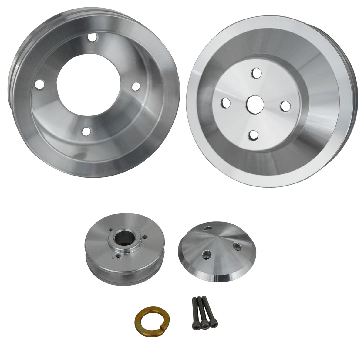 70-78 BB Pontiac 3pcs Pulley Set