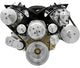 Oldsmobile Style Track Serpentine Kit Black