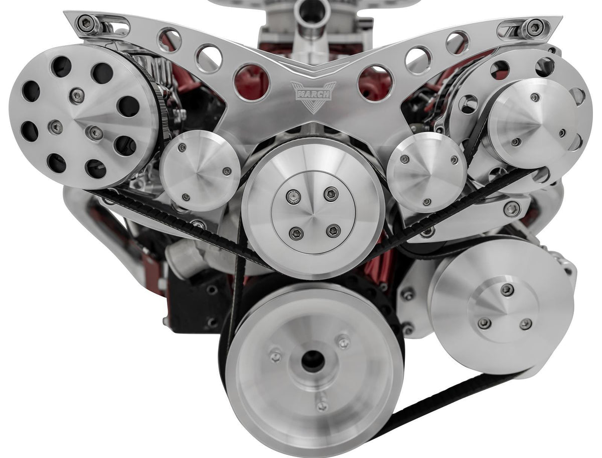 SBC Corvette Serpentine System W/ AC