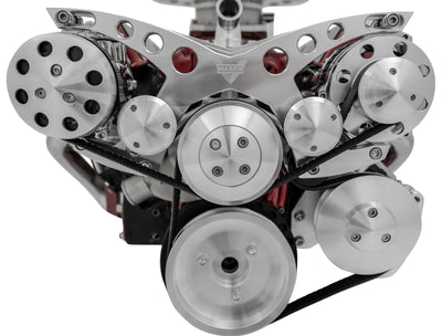 SBC Corvette Serpentine System W/ AC