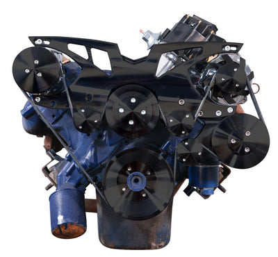 472-500 Cadillac Style Track Serp System Black