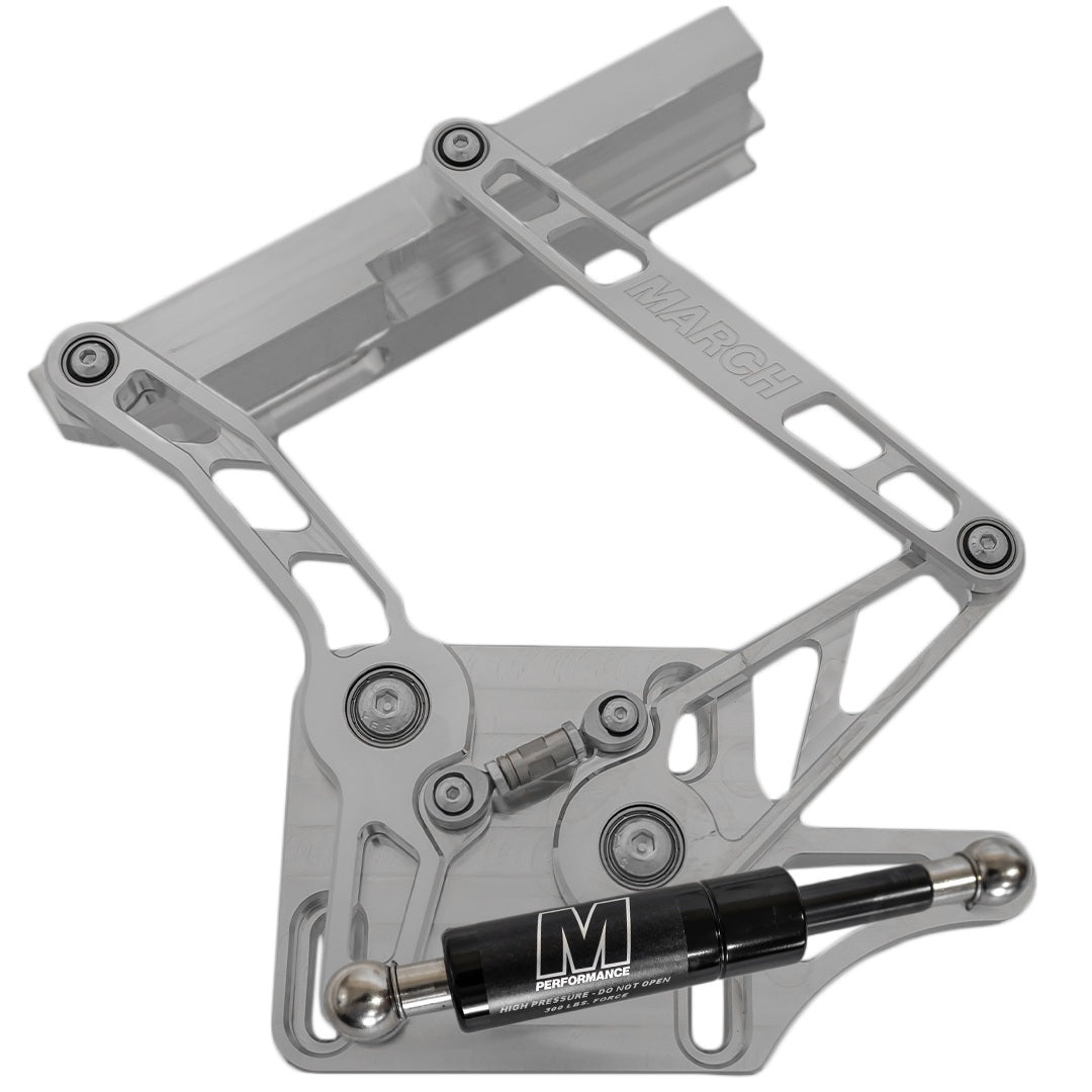 Charnières de capot noires pour Ford Mustang 67-70, la paire