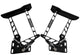 67-72 C10 Hood Hinges Black Pair