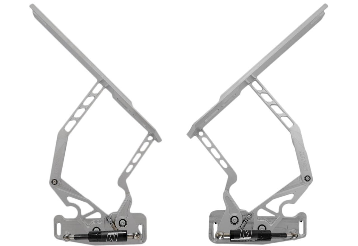 Charnières de capot de camion Ford 73-79, paire polie