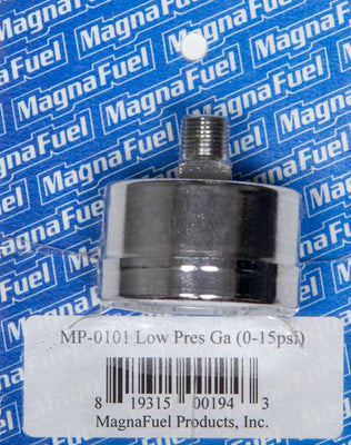Manomètre de carburant basse pression 0-15 psi