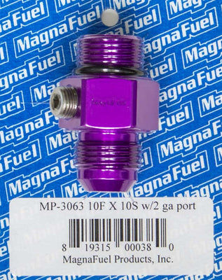 Raccord adaptateur mâle #10 vers mâle #10