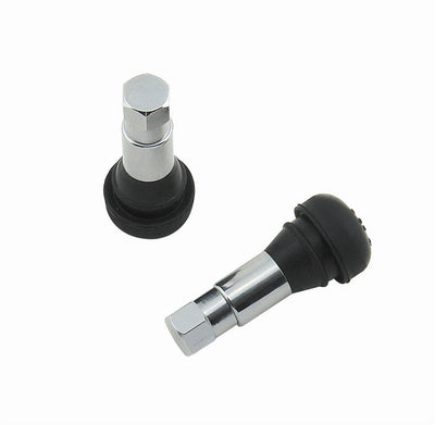 Valve de pneu chromée - Courte