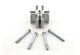 Kit d'entretoise de ventilateur 2 po