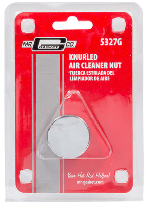 Écrou de filtre à air - Moleté en acier chromé 1/4-20