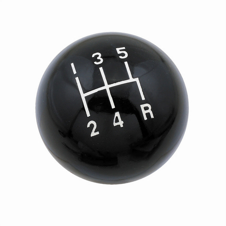 Pommeau de Levier de Vitesse Classique 5 Vitesses Noir