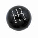 Pommeau de Levier de Vitesse Classique 5 Vitesses Noir