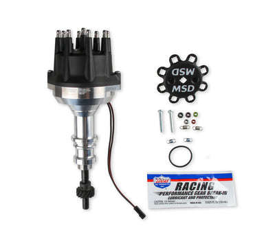 Distributeur SBF 302 Pro-Billet avec petit capuchon et engrenage en acier