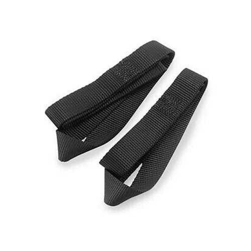 Sangle en boucle de 1 po x 24 po, noire, paire