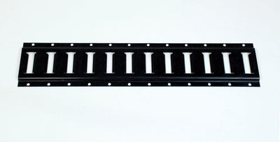 Rail en E de 5 pieds en acier noir