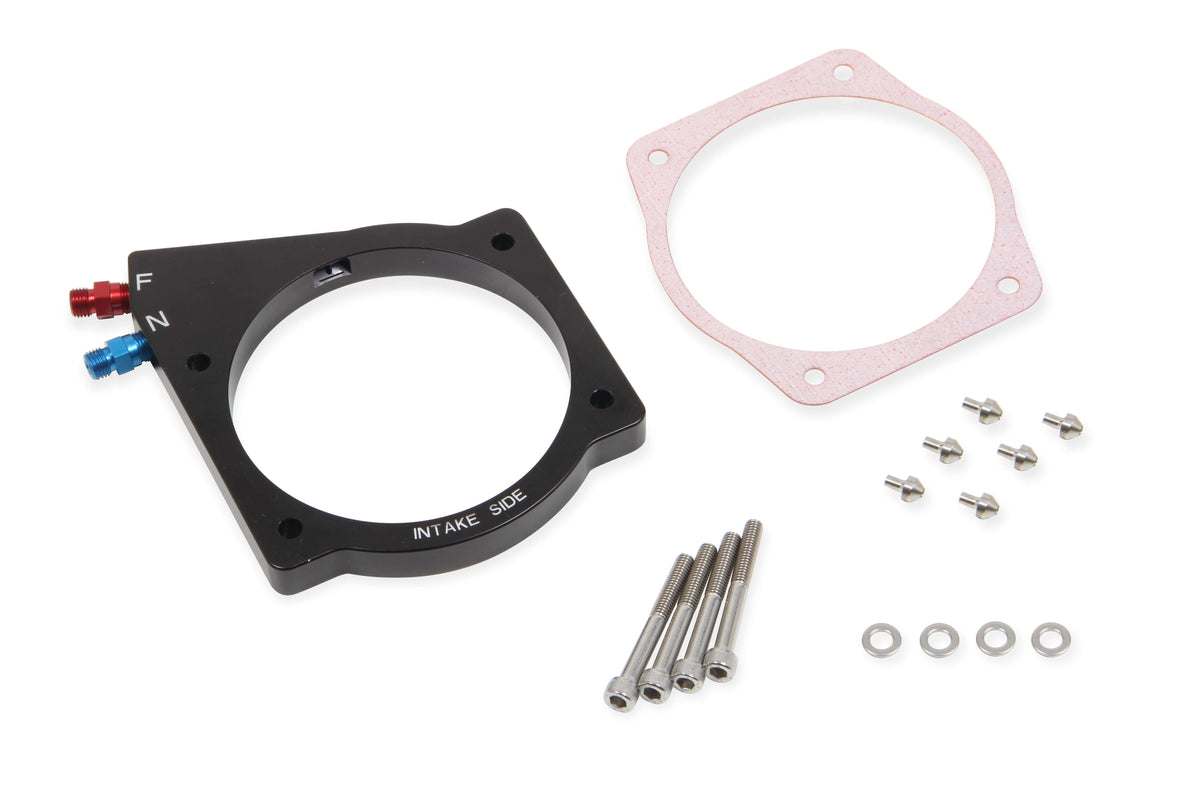Kit de plaque NOS LS de 105 mm avec corps de papillon à 4 boulons