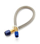 Tuyau de protoxyde d'azote 12 po. -4an/-3an - Embouts bleus