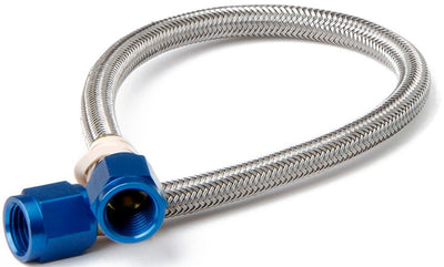 Tuyau AN6 avec raccords bleus, longueur 18 po