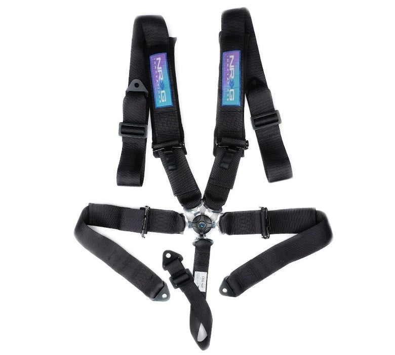 Harnais 5 points Camlock noir avec coussinets SFI 16.1