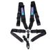 Harnais 5 points Camlock noir avec coussinets SFI 16.1