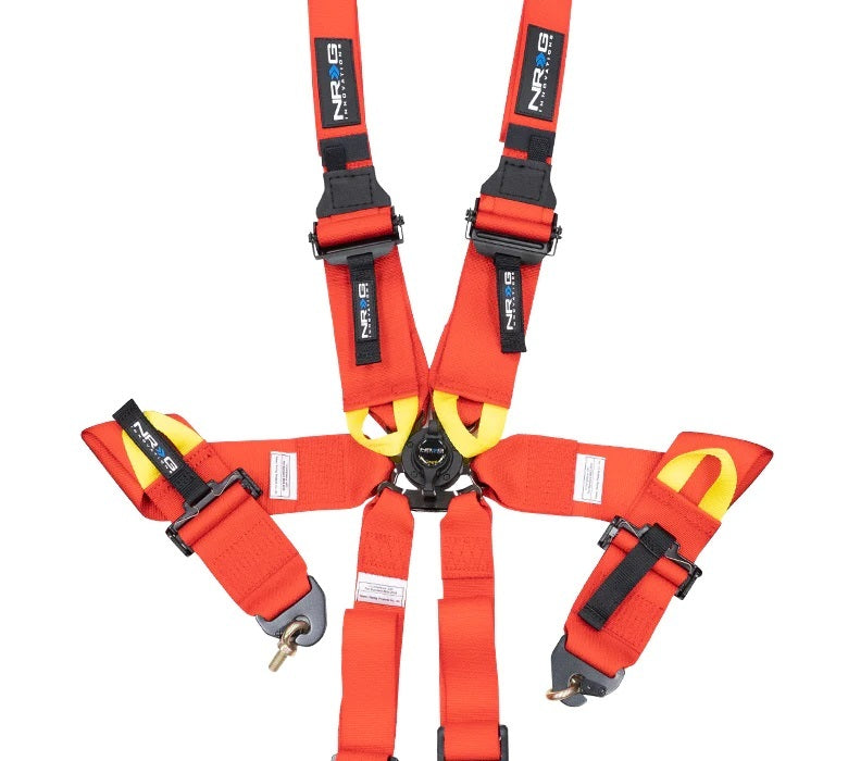Harnais 6 points Camlock Rouge Hans FIA