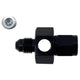 Raccord adaptateur de jauge pivotante 6AN - Noir
